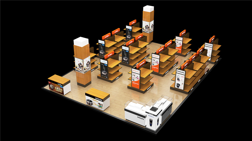 商場商品展示臺設計 (2)